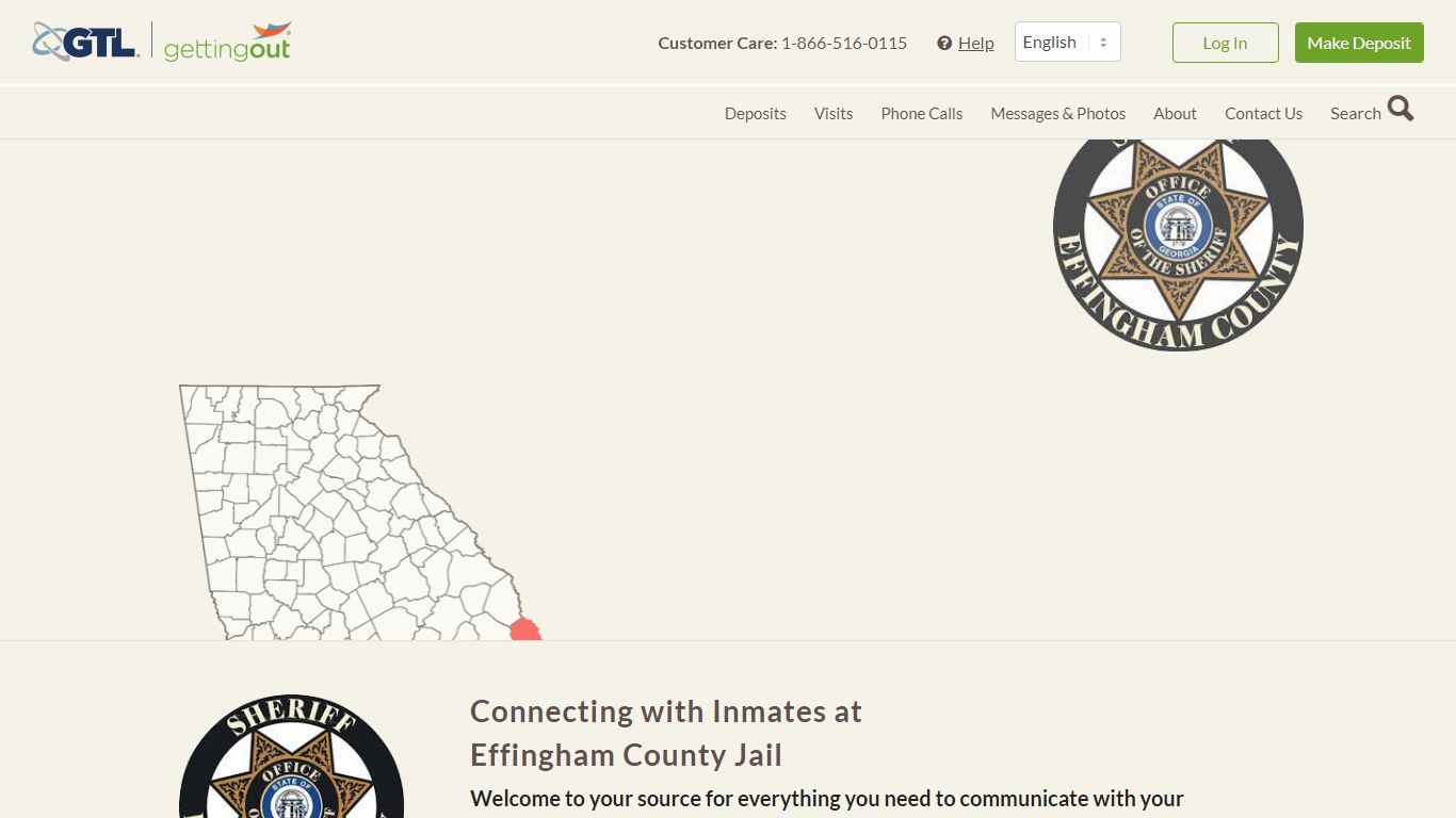 Effingham County Jail - Inmate Calls and Video Visits - GettingOut
